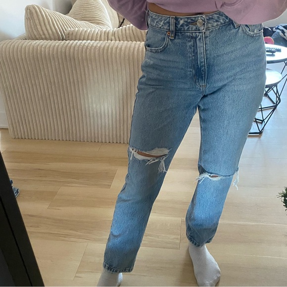Dynamite bleu jeans mom fit - Picture 2 of 7